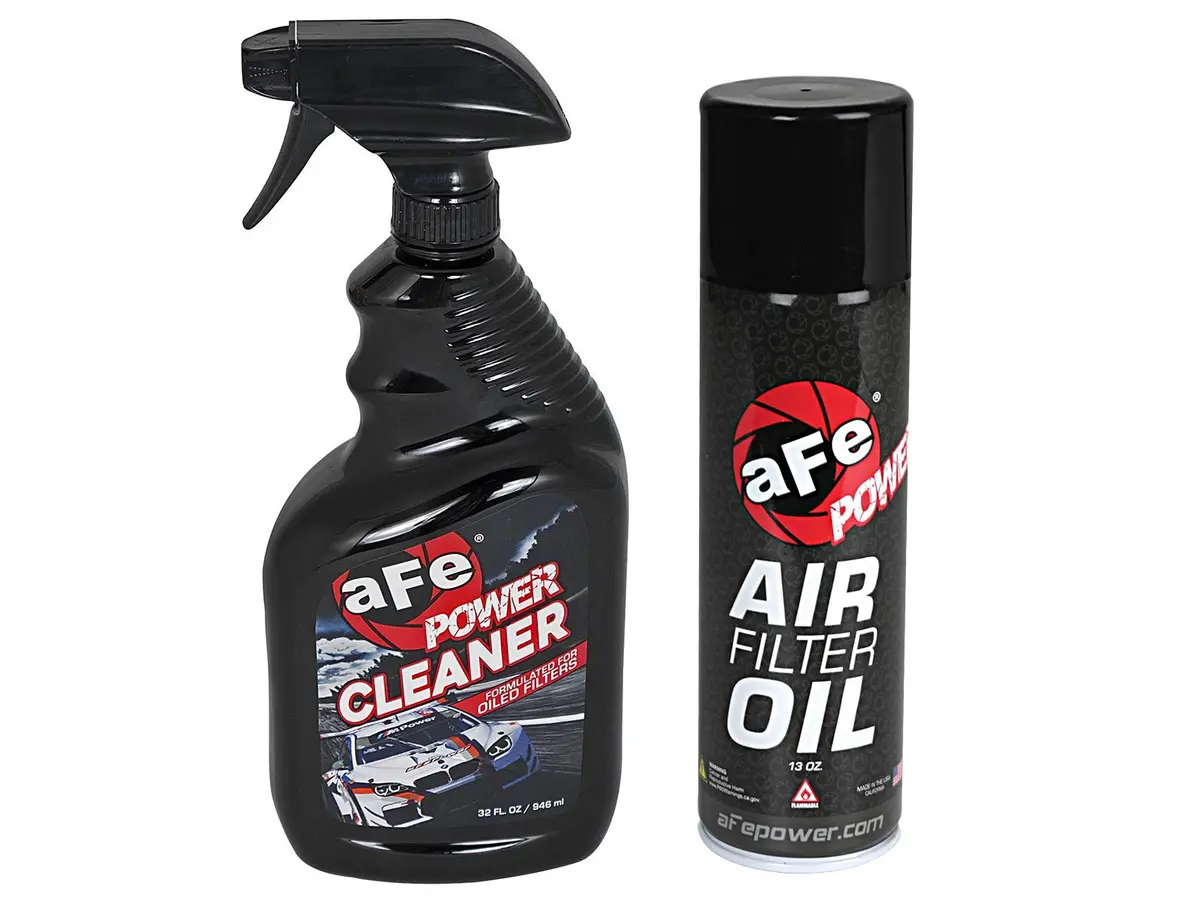 Afe: Air Filter Restore Kit: 13 Oz Blue Oil & 32 Oz Power Cleaner (Aerosol Spray Oil) 1