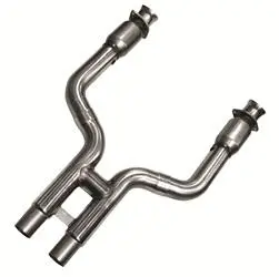 Kooks Headers & Exhaust:  2007-2010 Ford Mustang Shelby Gt500 3" Green Catted H Pipe 5.4L 1