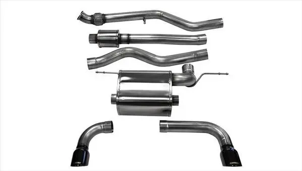 Corsa Performance 2012-2018 Bmw 335I/I F30 Rwd 3.0" Dual Rear Exit Cat-Back Exhaust System With 3.5" Tips (14937) Touring Sound Level 2