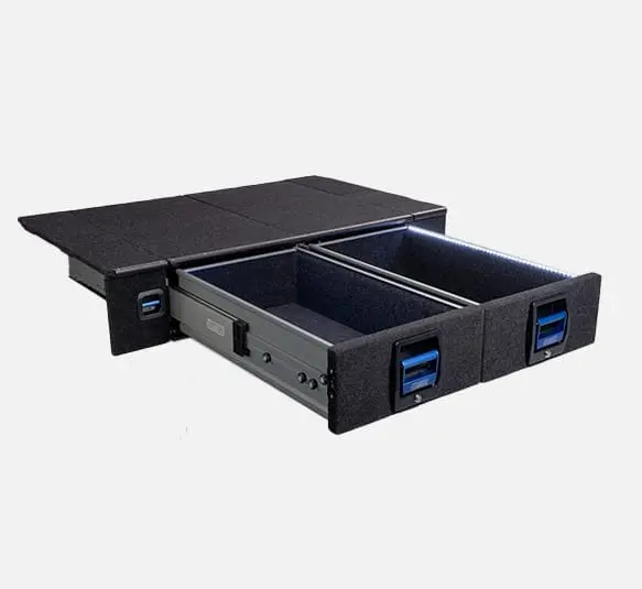 Msa 4X4 Landcruiser 76 Series Double Storage Drawer System 1