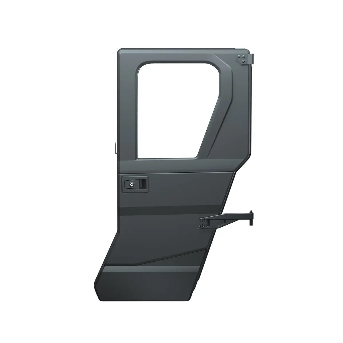 Manual Crank Window Doors - Rear - Poly 1