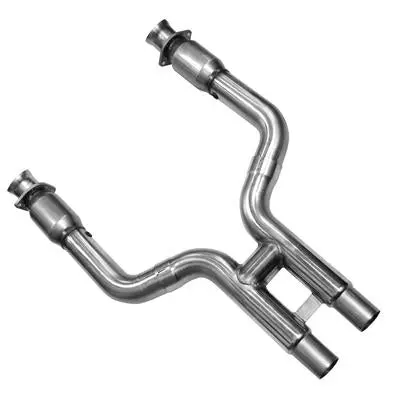 Kooks Headers & Exhaust:  2007-2014 Ford Mustang Shelby Gt500 3" X 3" Green Catted H Pipe 5.4/5.8L 1