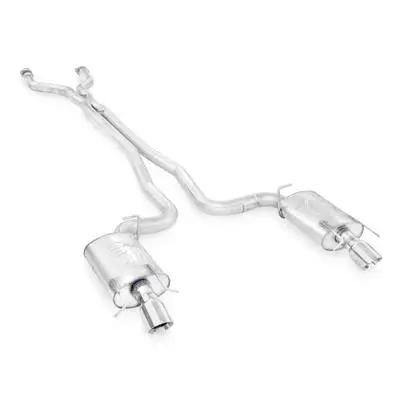 Stainless Works: 2009-15 Cadillac Cts-V -- Wagon 3" Catback System X-Pipe Chambered Mufflers 4" Tips 1