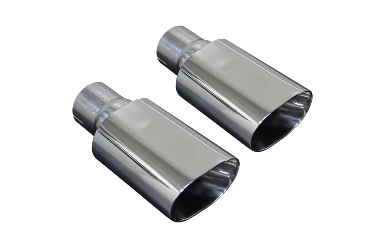 American Racing: 1968-1972 Chevelle Tips - Double Walled, Polished Stainless Steel 2-1/2" Or 3" 1