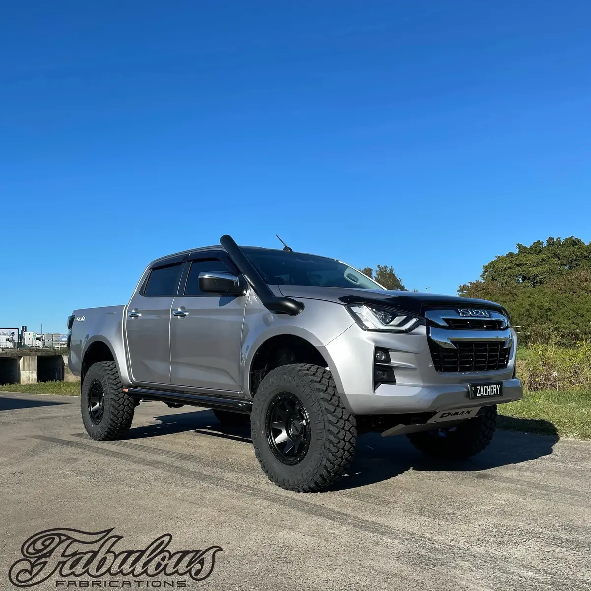 Isuzu Dmaxmux 2020 Onwards Mid Entry Stainless Snorkel 1