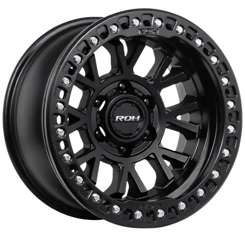 Roh Bl01 Black W/ Black True Beadlock Ring (Silver Bolts) 1