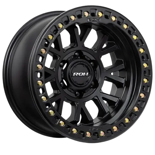 Roh Bl01 Black W/ Black True Beadlock (Gold Bolts) 1