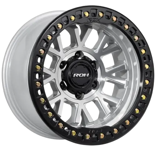 Roh Bl01 Machined W/ Black True Beadlock Ring (Gold Bolts) 1