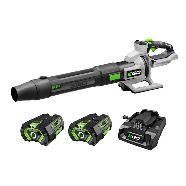 Ego | Ego Power+ 880-Cfm (200-Mph) Handheld Leaf Blower, W (2) 4Ah Batteries And Charger 1