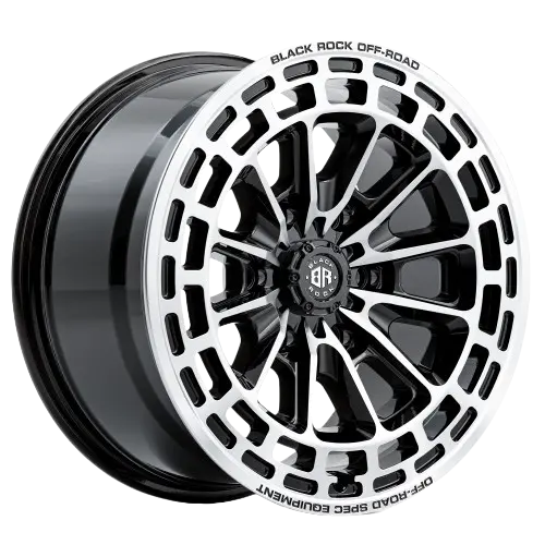Black Rock Vortex Gloss Black Machined 1