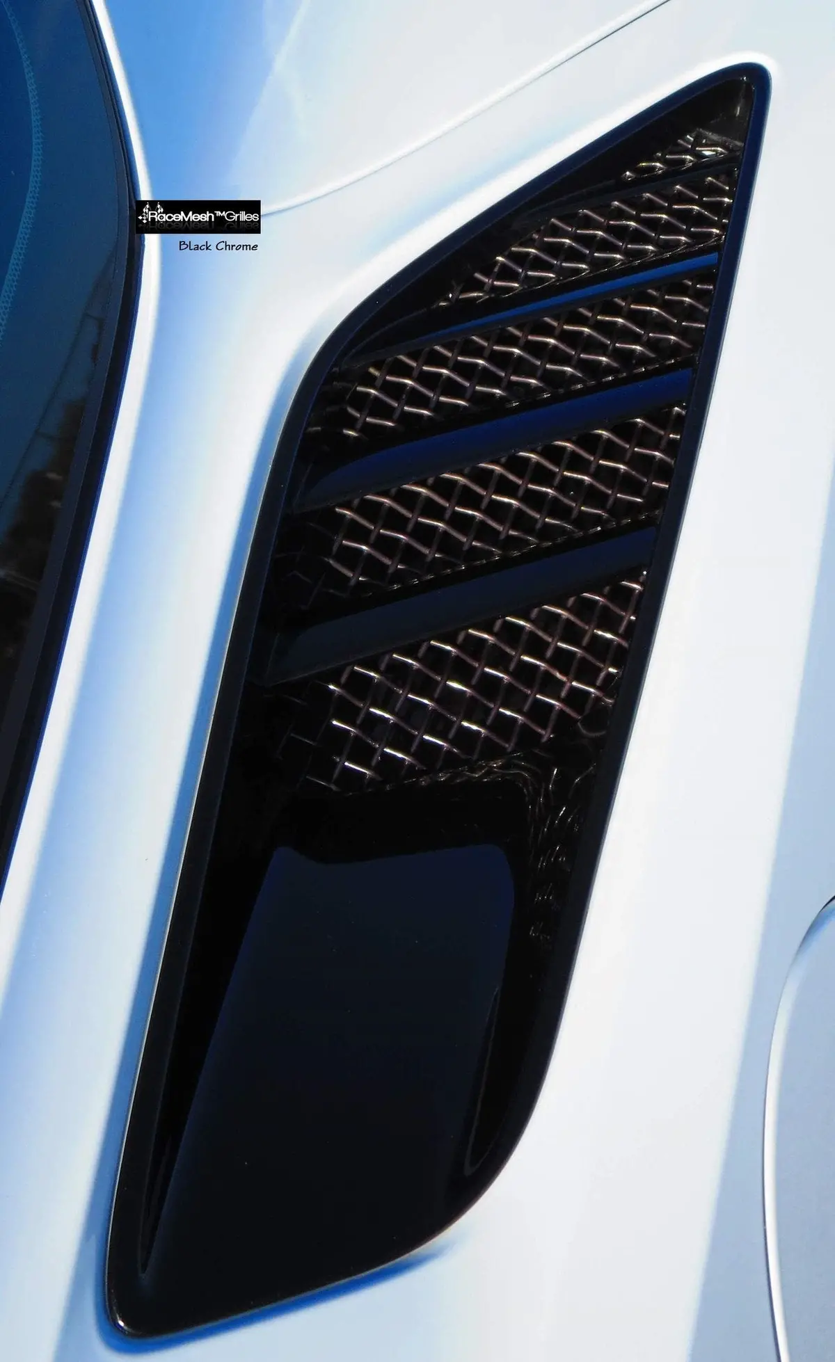 Racemesh Grilles: Rear Quarter Panel Vent [C7 Corvette, Lt1] 1