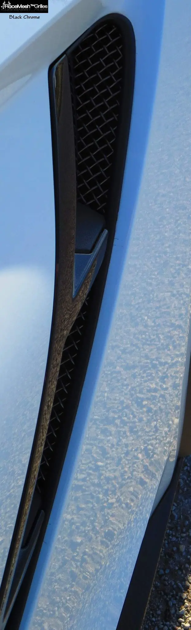 Racemesh Grilles: Front Fender Vent Grill  [C7 Corvette, Lt1] 1