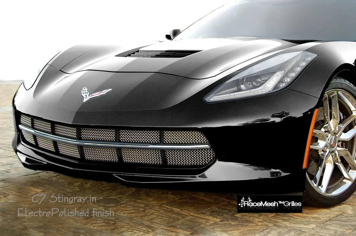 Racemesh Grilles: Chambered Grill - Gothic  [C7 Corvette, Z06, Lt1 Lt4] 1
