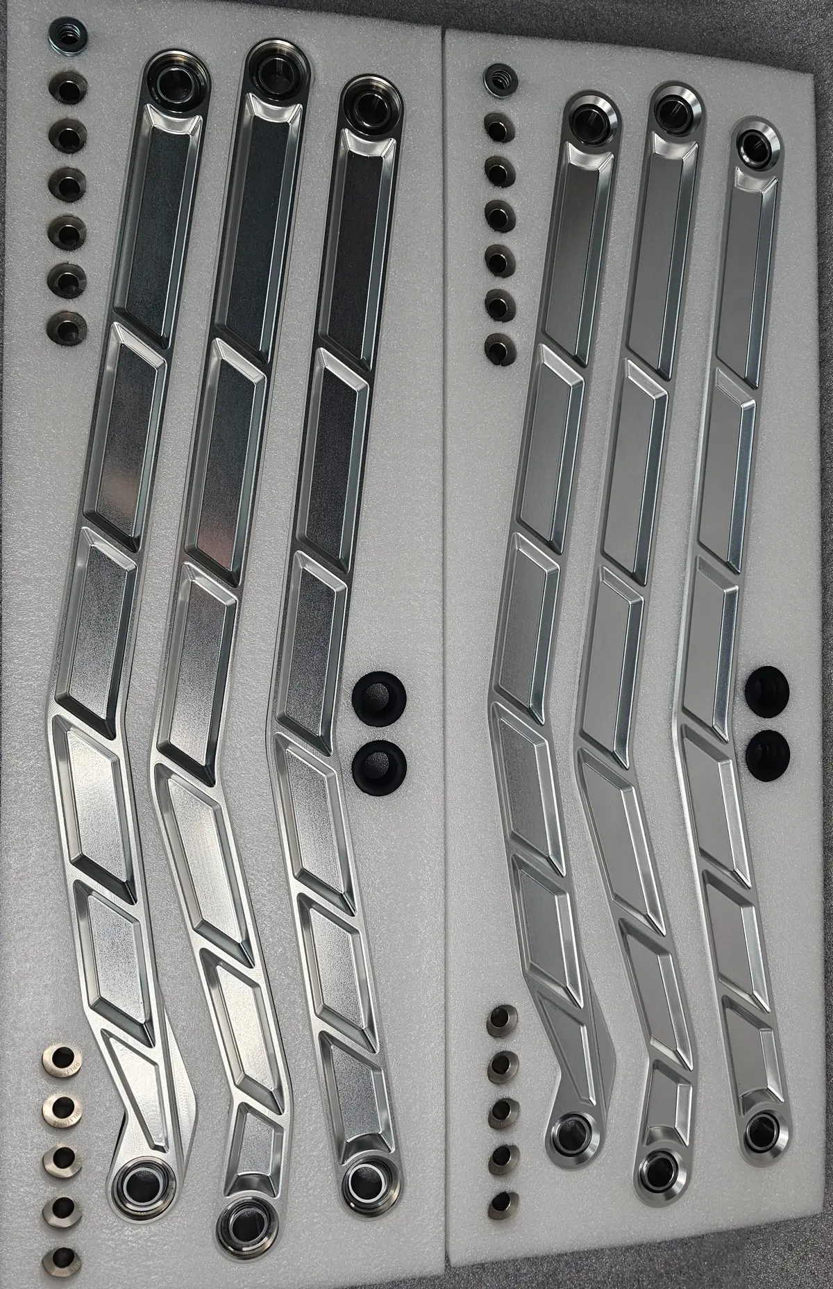 2017 To Current Can-Am X3 Maverick High Clearance Radius Rods In Clear Finish For 72" 1