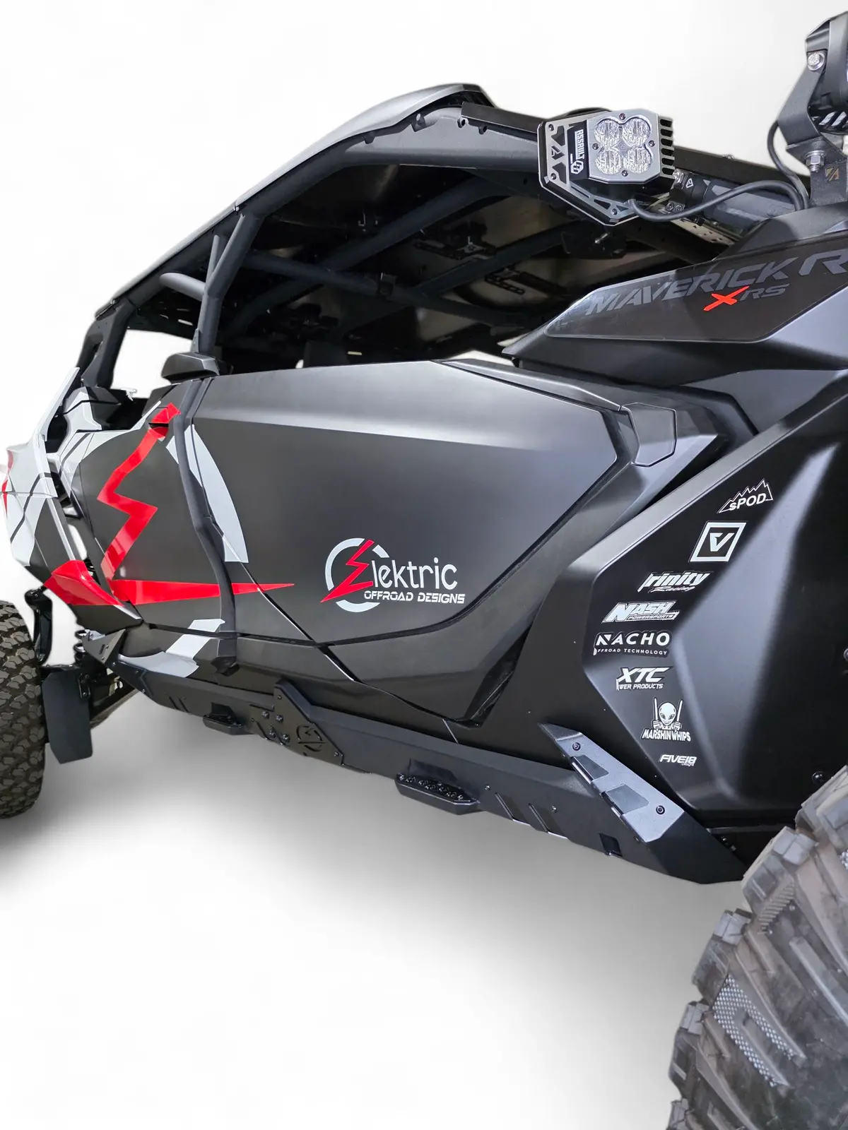 2024+ Can Am Maverick R Volt Rocker Steps 4 Seat 1