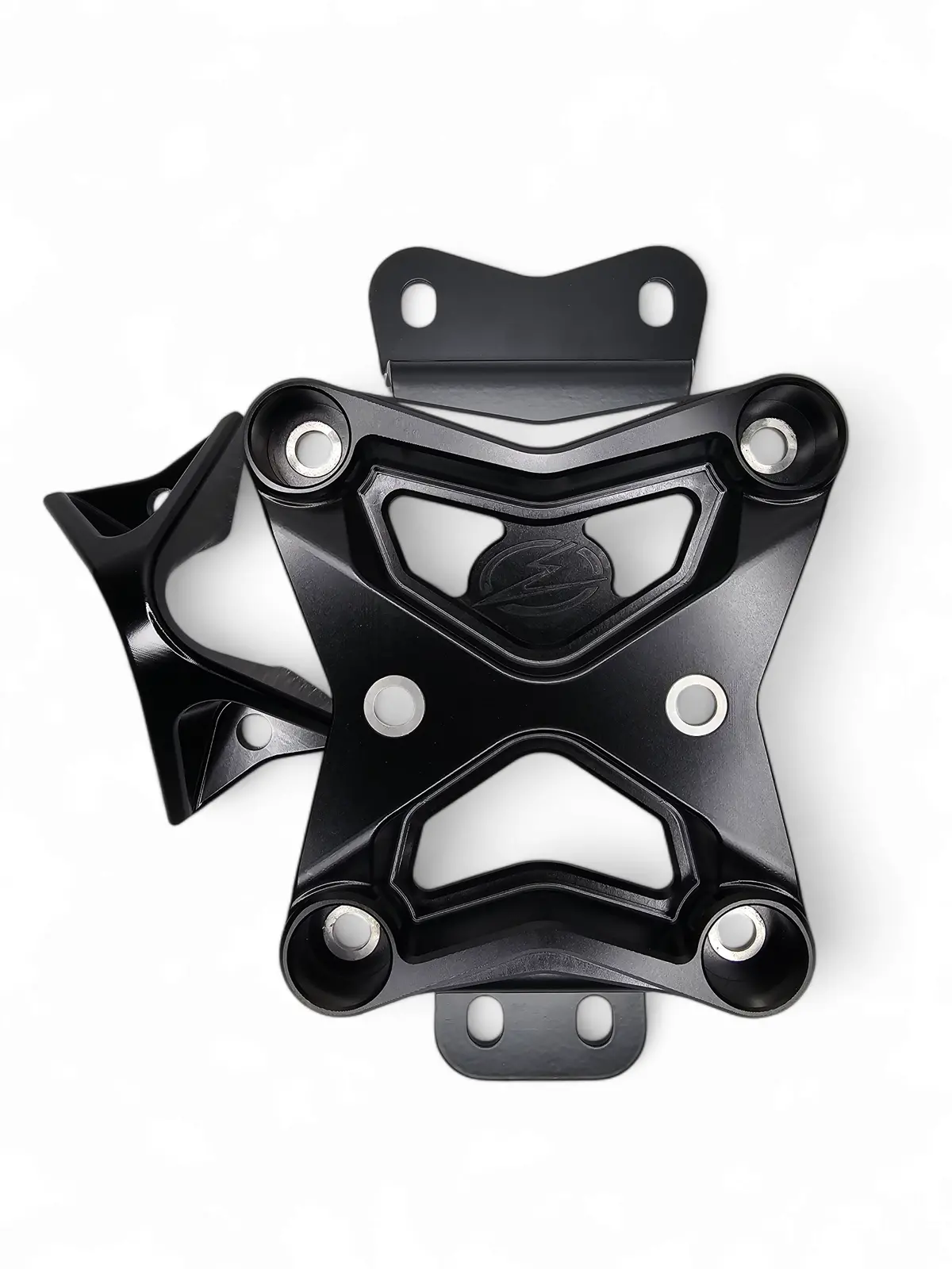 2022 To Current Can Am X3 10 Bolt Radius Rod Plate With Pull Hook (Black) 1