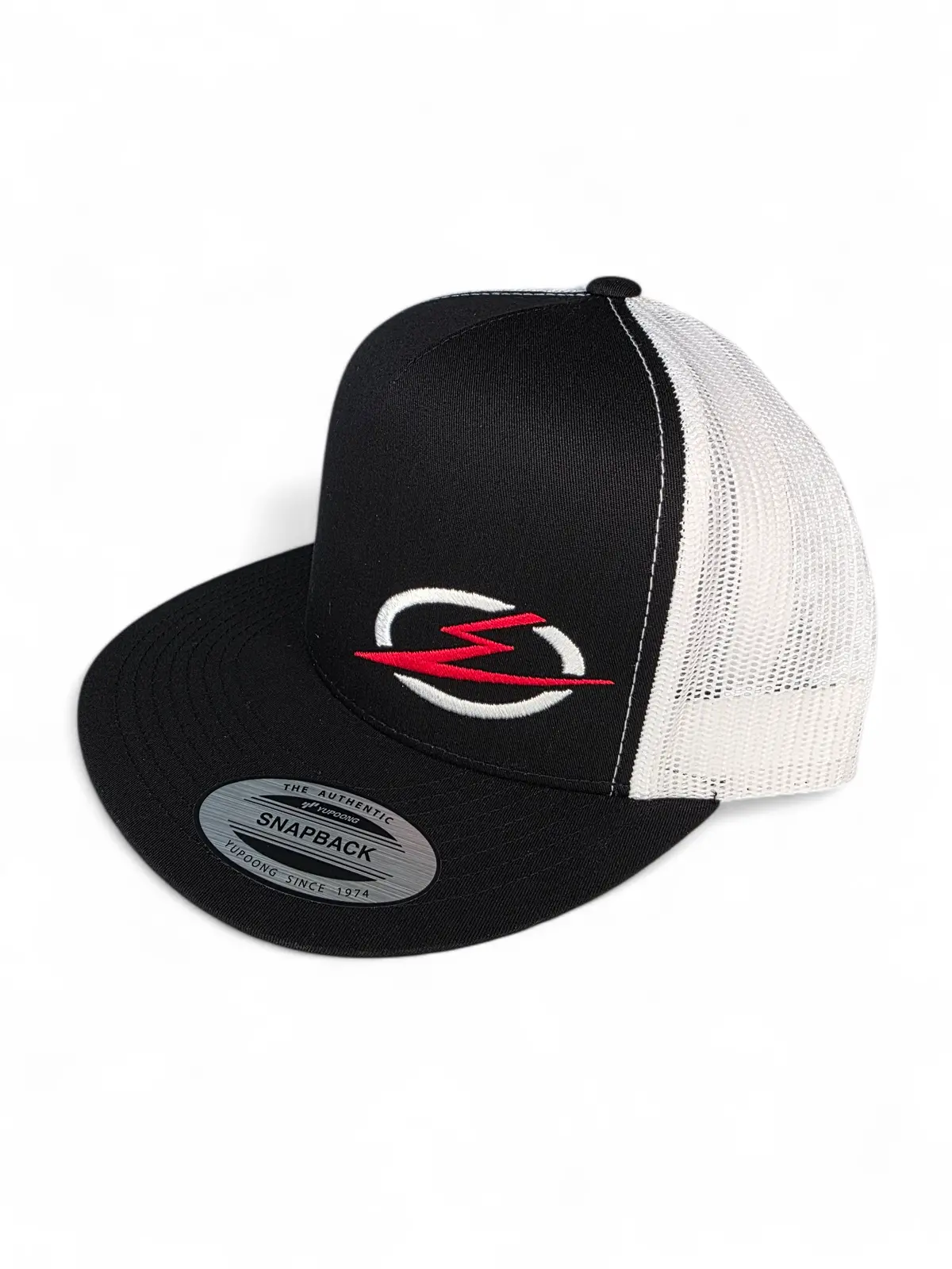 Classics 2-Tone Trucker Hat Black/White, White/Red Elektric Logo 1