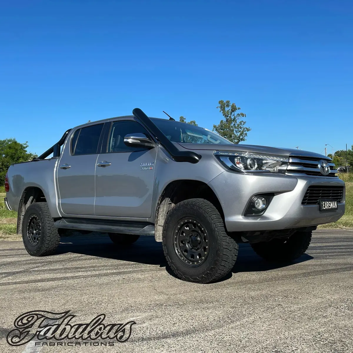 Toyota Hilux N80 Mid Entry Stainless Snorkel 1