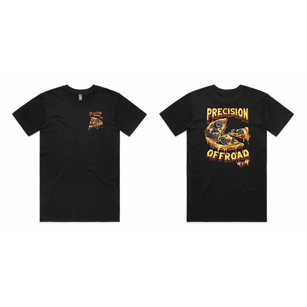 The Pizza Tee - Black Edition 1