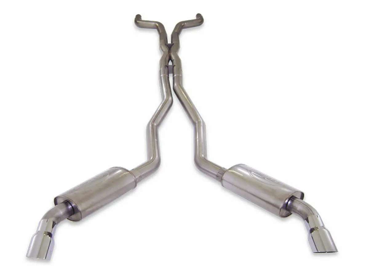 Stainless Works: 2010-15 Chevrolet Camaro Ss 6.2L -- 3" Exhaust X-Pipe S-Tube Turbo Mufflers Polished Tips 1