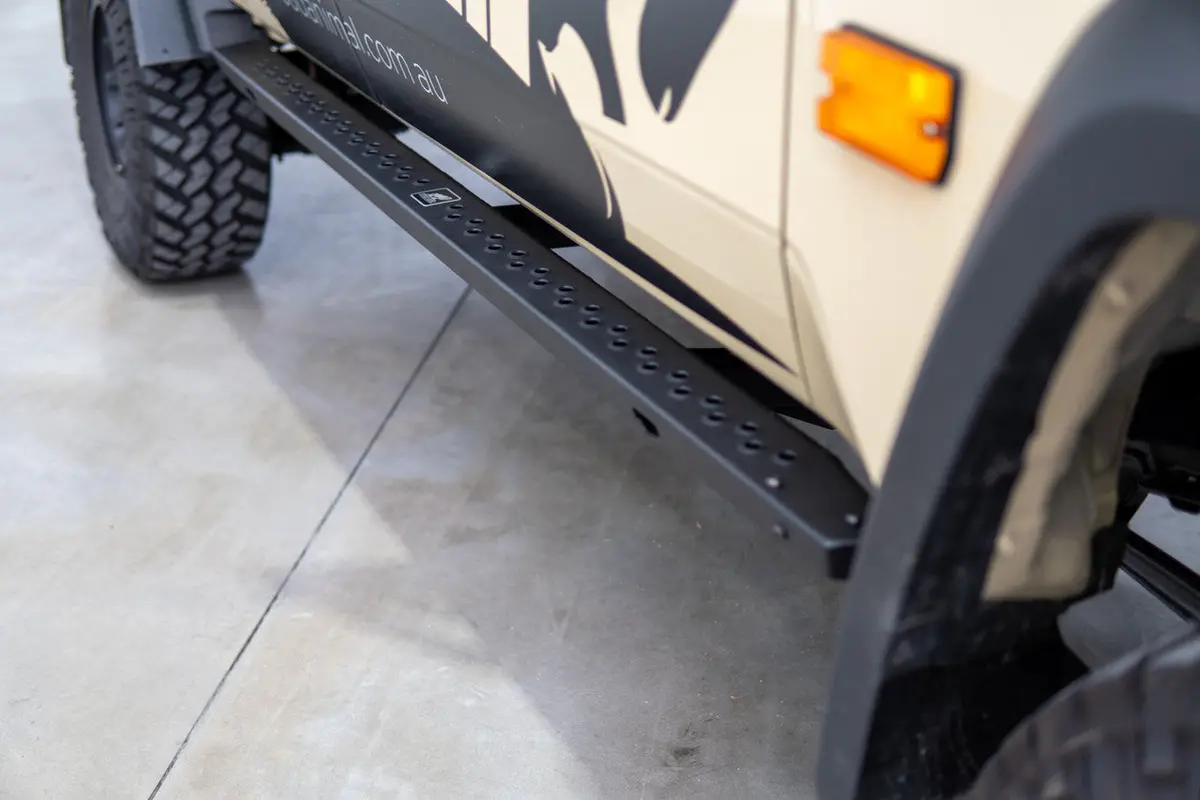 Offroad Animal Rock Sliders Welded Assembly, Suitable For Toyota Land Cruiser 78 And 79 Series, 2007 To Current 1