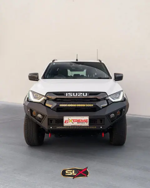 Suits Isuzu Dmax 2020 -03/2024 Black Powder Coat- Extreme Series Bullbar 1