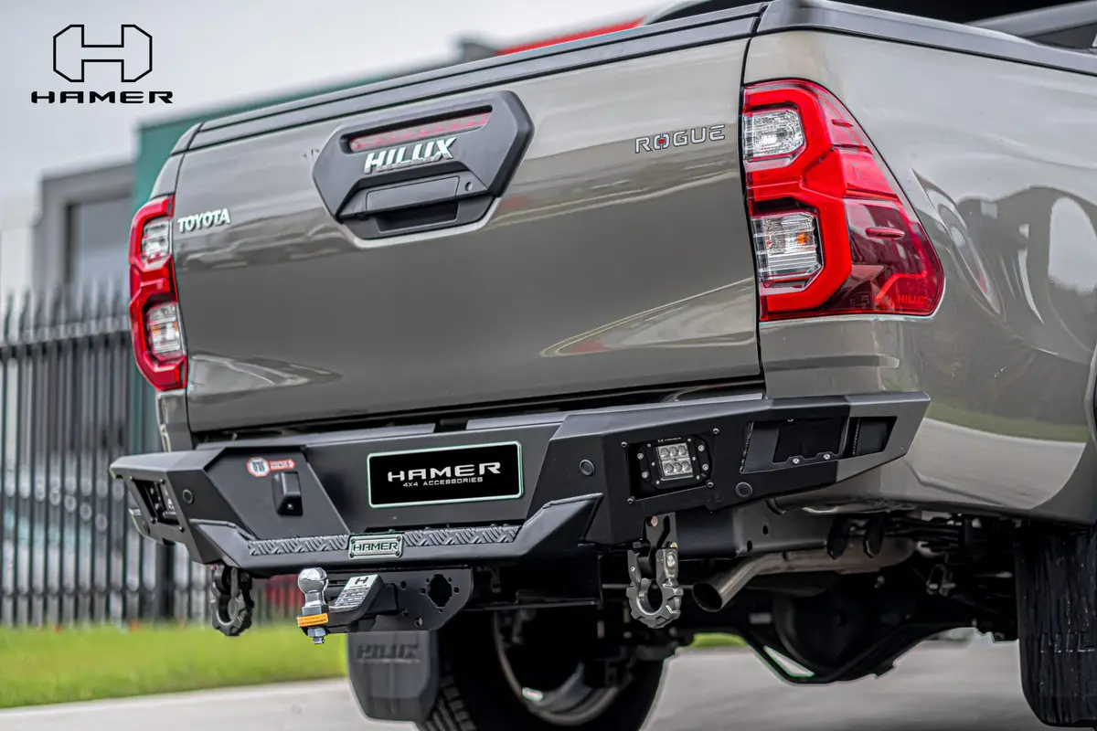 Hamer Nova Rear Bar For Toyota Hilux Rogue (2022 – Present) 1