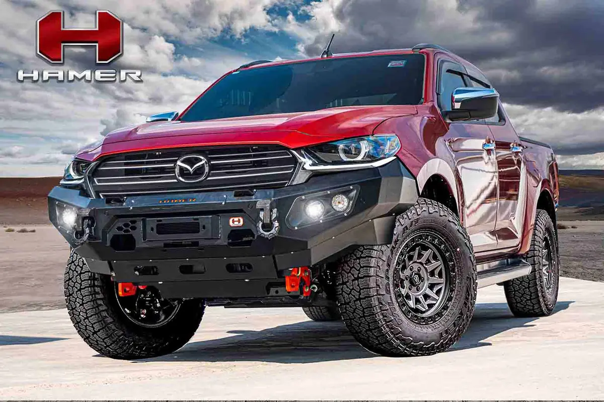 Hamer King Series Bullbar - Mazda Bt50 2021 On 1