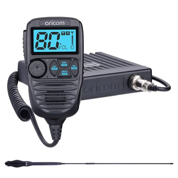 Oricom Dtx4200xvp Offroad Adventure Pack - Uhf Cb Radio + 96Cm Anu230 6.5Dbi Antenna Kit 1