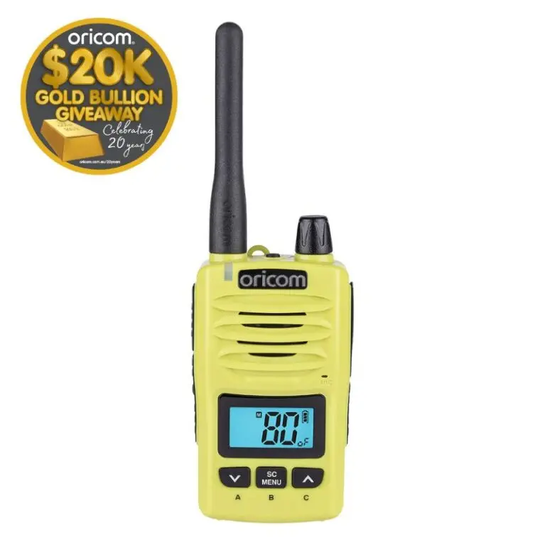Oricom Dtx600lme Lime Waterproof Ip67 5 Watt Handheld Uhf Cb Radio 1