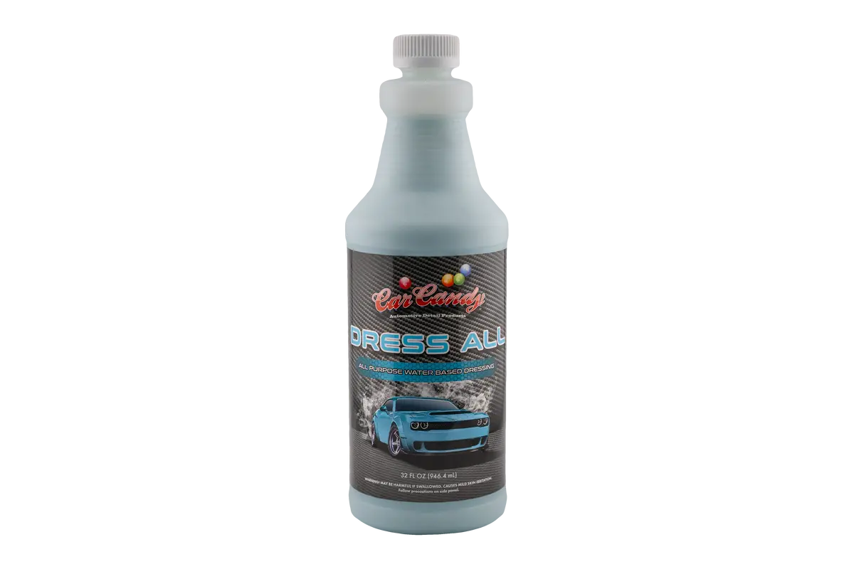 Car Candy | Dress All Ready-To-Use Water-Based Dressing – For Vinyl, Rubber, And Plastic Surfaces 1