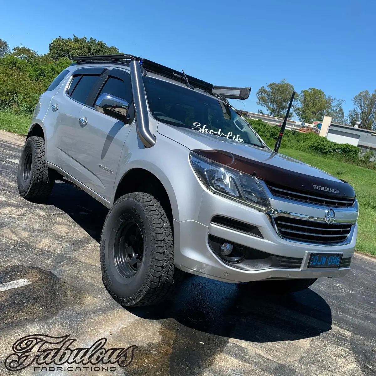 Holden Colorado 7/Trailblazer Short Entry Stainless Snorkel 1