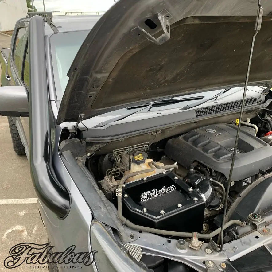 Holden Colorado Rgi And Rg Ii Mid Entry Stainless Snorkel And Alloy Airbox Kit 2