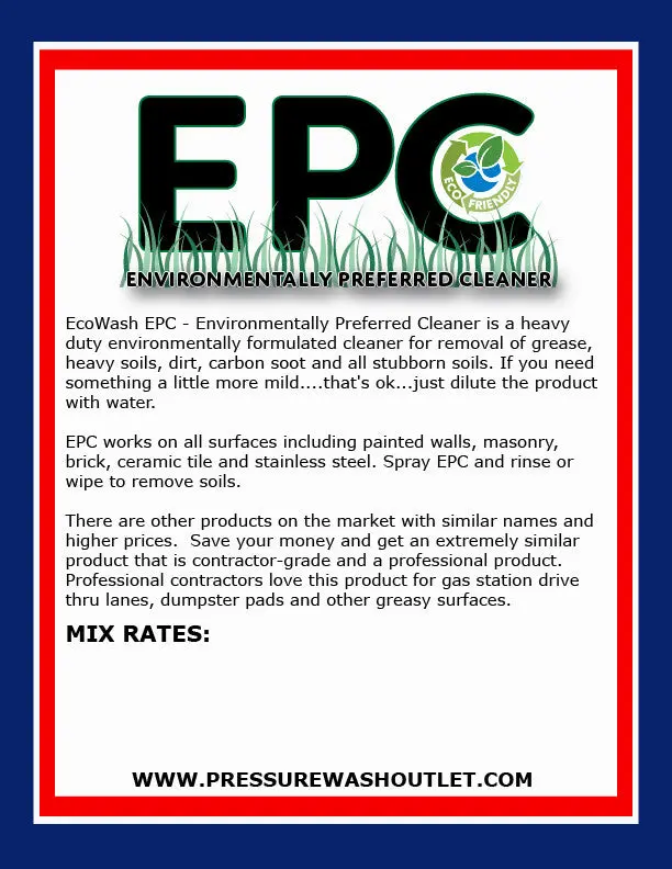 Epc Degreaser Environmentally Preferred Cleaner By Ecowash 3