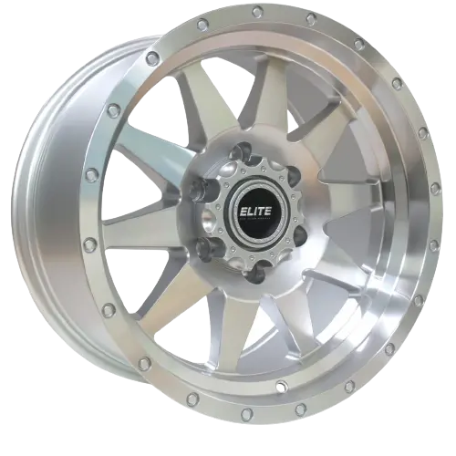 Elite Offroad Combat Silver/ Machined Finish 1
