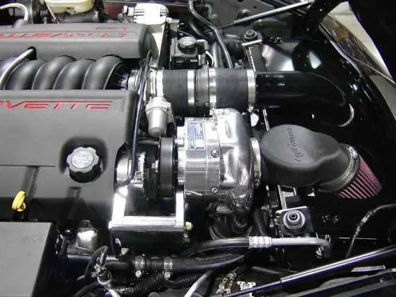 Procharger: 2005-07 Chevrolet Corvette C6 Ls2 -- F-1A-94, F1c Or F1r Intercooled Race Tuner Kit 1