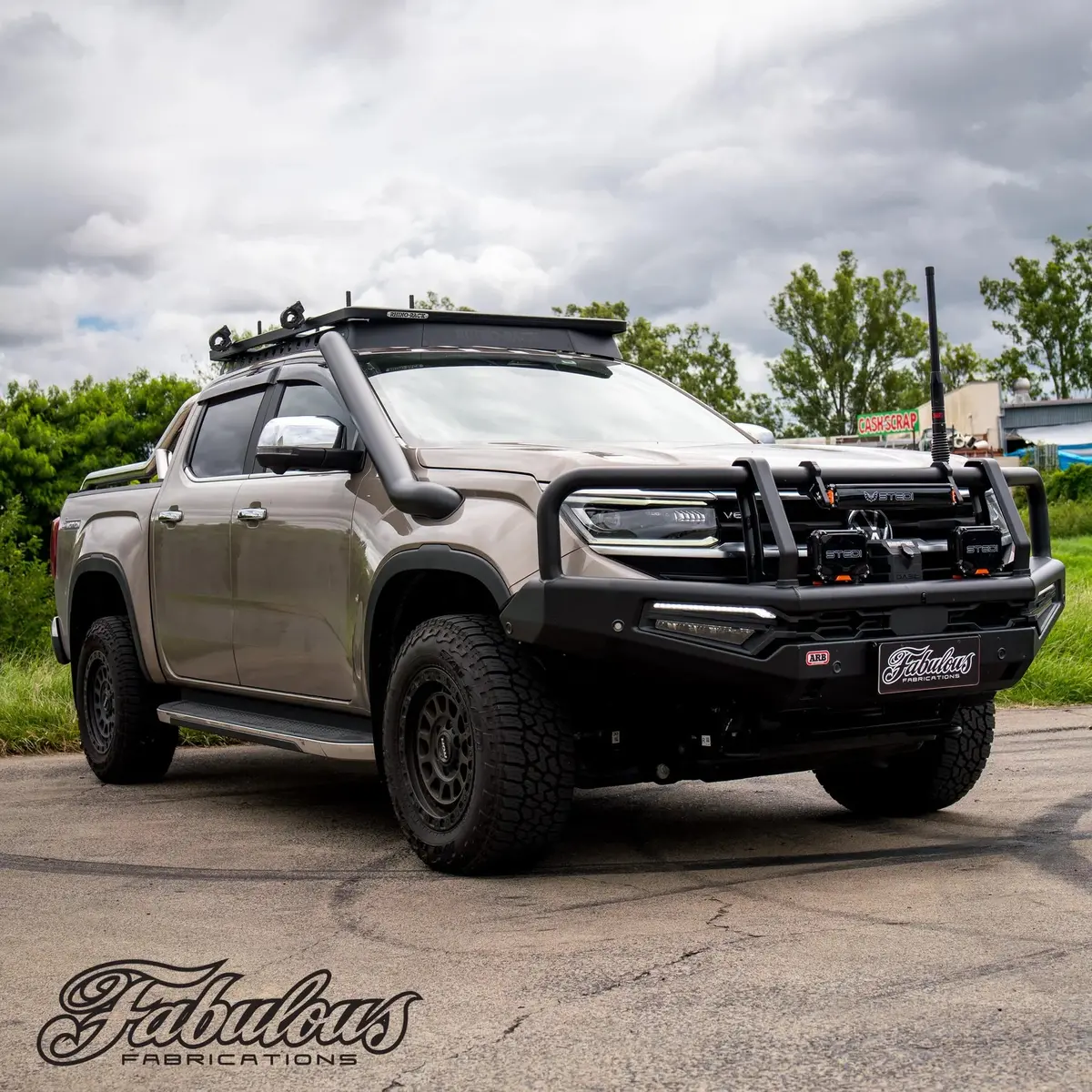 Volkswagen Amarok Next Gen 4 Inch Stainless Snorkel Kit And Alloy Airbox Kit 1