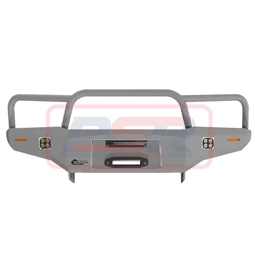 Nissan Patrol Gu Series 1-2-3 Ambush Triple Hoop (Angry Eye) Bullbar 1