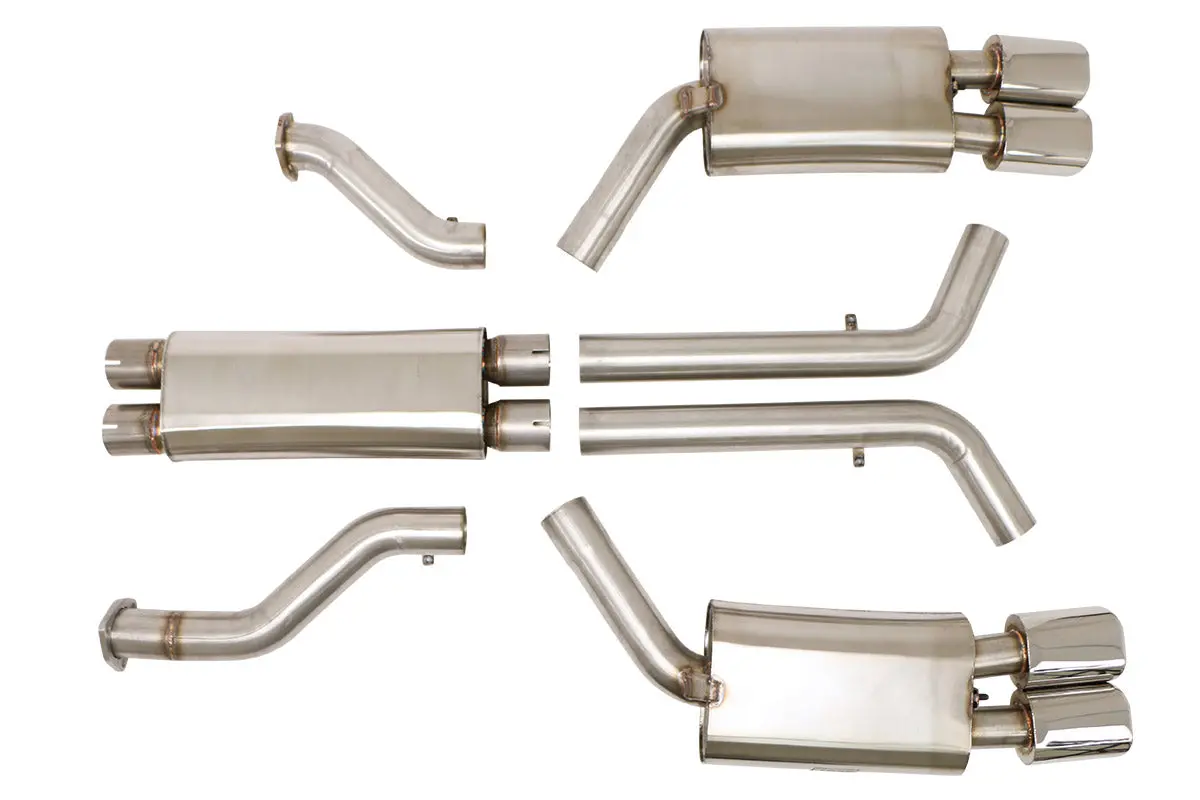 Billy Boat Exhaust: 1990-91 Chevy C4 Corvette Zr1 Cat Back Exhaust System (Oval Tips) 1