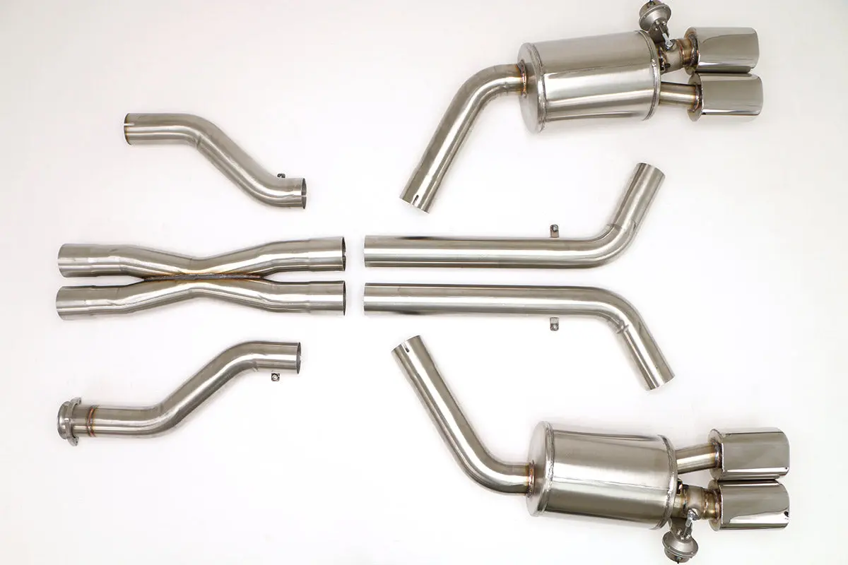 Billy Boat Exhaust: 1992-95 Chevy C4 Corvette Lt1 Fusion Cat Back Exhaust System (Oval Tips) 1