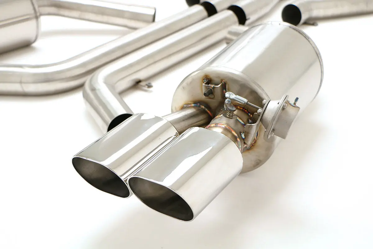 Billy Boat Exhaust: 1990-91 Chevy C4 Corvette Zr1 Fusion Cat Back Exhaust System (Oval Tips) 2