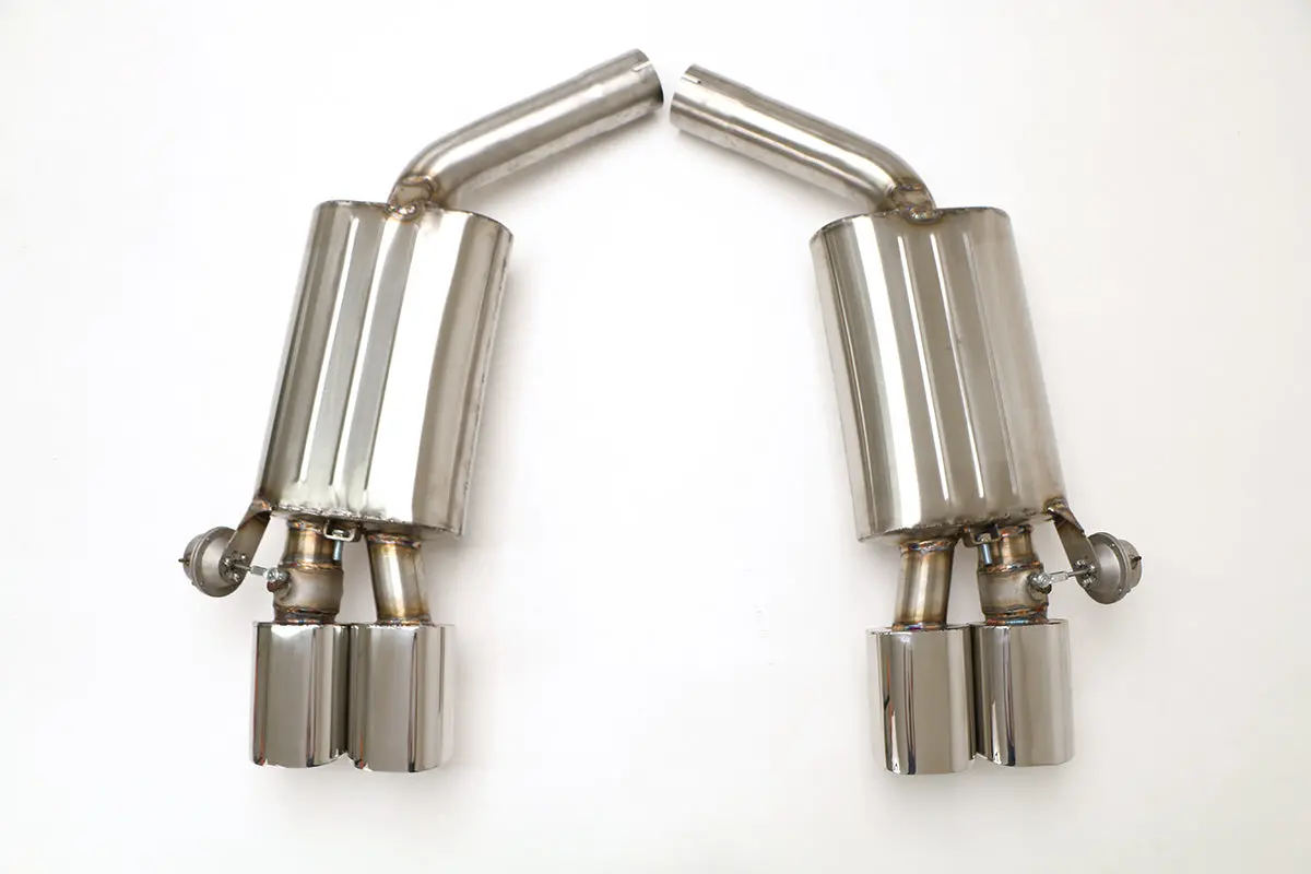 Billy Boat Exhaust: 1990-96 Chevy C4 Corvette Fusion Axle Back Exhaust System 3In. (Oval Tips) 1