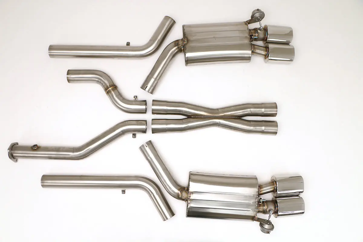 Billy Boat Exhaust: 1996 Chevy C4 Corvette Lt4 Fusion Cat Back Exhaust System (Oval Tips) 1