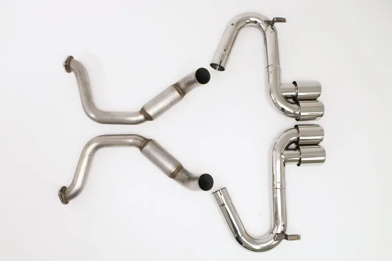 Billy Boat Exhaust: 1997-04 Chevy C5 Corvette Bullet Axle Back Exhaust System (Round Tips) 1