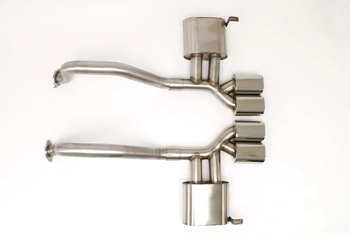 Billy Boat Exhaust: 1997-04 Chevy C5 Corvette Prt Axle Back Exhaust System (Oval Tips) 1