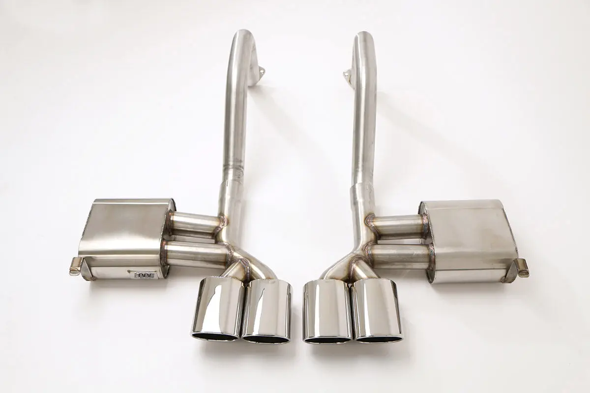 Billy Boat Exhaust: 1997-04 Chevy C5 Corvette Prt Axle Back Exhaust System (Oval Tips) 2