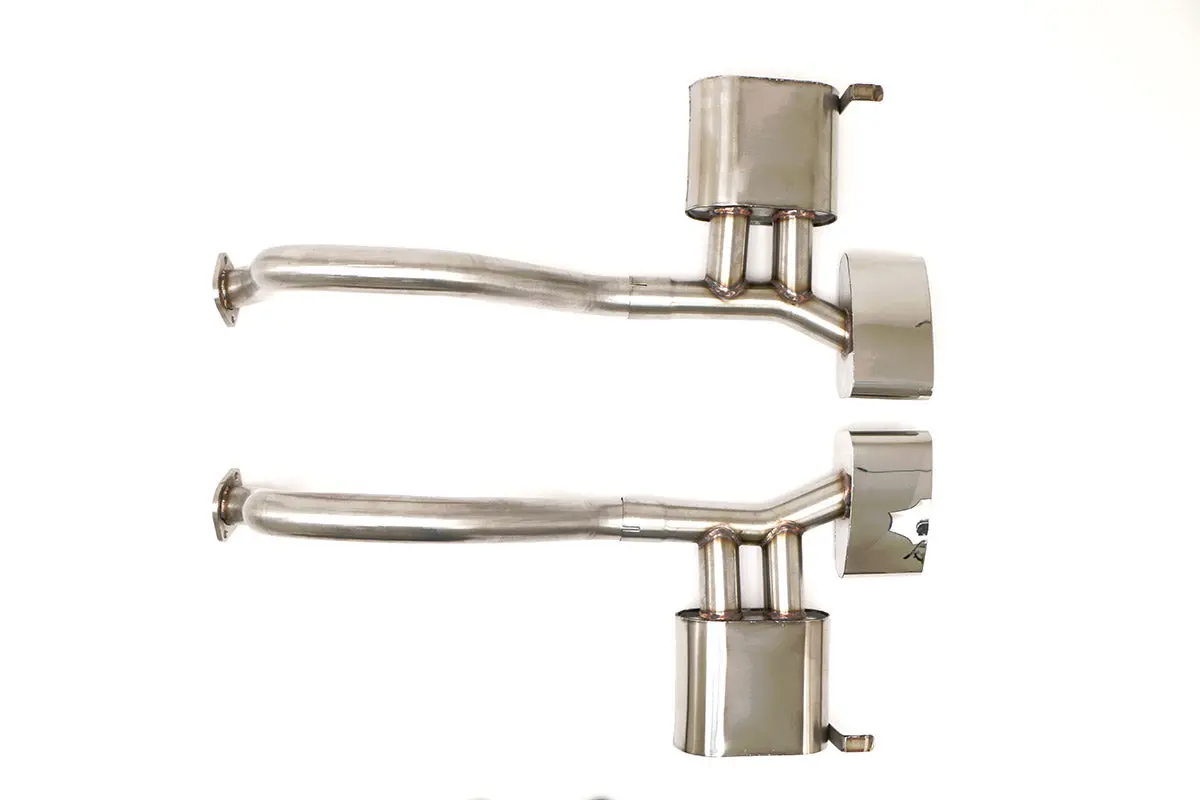 Billy Boat Exhaust: 1997-04 Hevy C5 Corvette Prt Axle Back Exhaust System With Speedway Tips 1