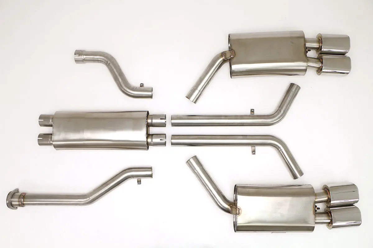 Billy Boat Exhaust: 1996 Chevy C4 Corvette Lt4 Cat Back Exhaust System 2 1/2″ (Oval Tips) 1