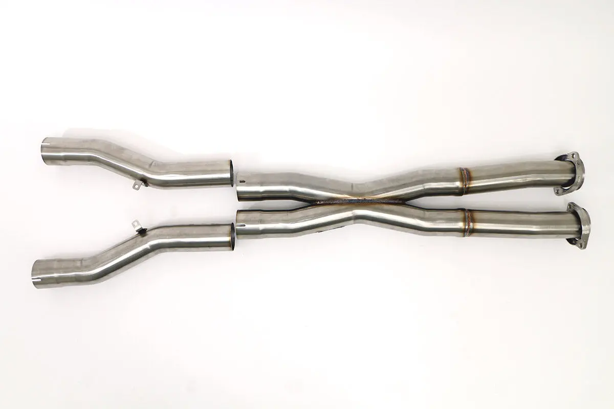 Billy Boat Exhaust: 2005-08 Chevy C6 Corvette X-Pipe 3″ (6 Spd. Only) 1