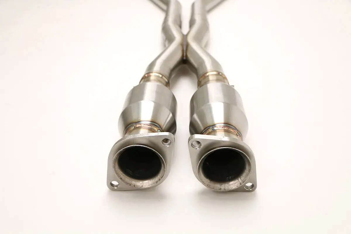 Billy Boat Exhaust: 2005-08 Chevy C6 Corvette X-Pipe With High-Flow Cats 2 1/2″ (6-Spd. & Auto) 2